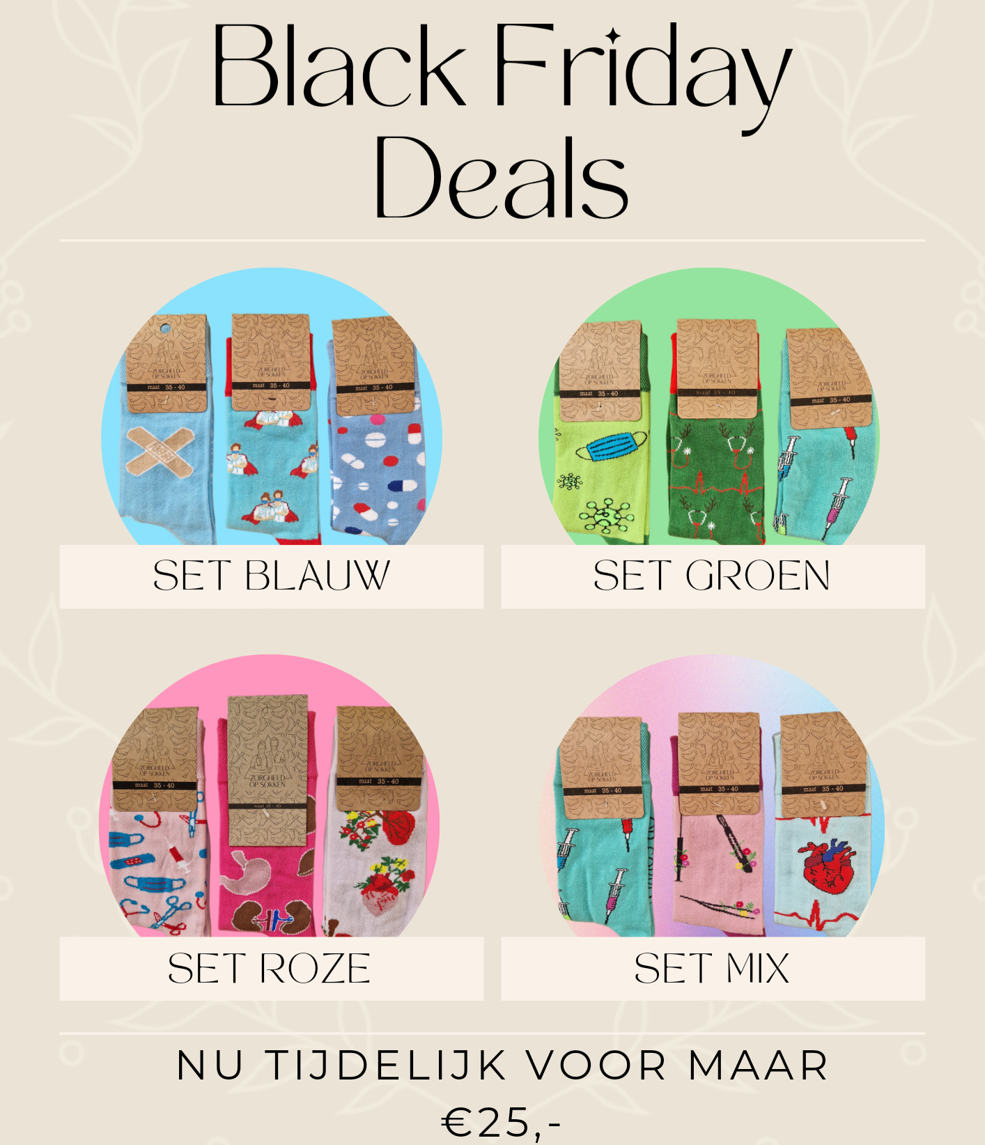 black friday zorgheld op sokken black friday, black friday deals, zorgheld op sokken, medische sokken, zorg sokken, verpleegkundige sokken, ziekenhuis sokken